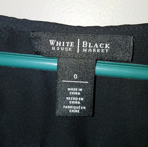 WHBM Black Embroidered Dress - Picture 2 of 5